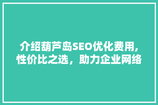 介绍葫芦岛SEO优化费用,性价比之选，助力企业网络腾飞