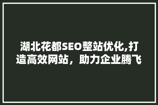 湖北花都SEO整站优化,打造高效网站，助力企业腾飞