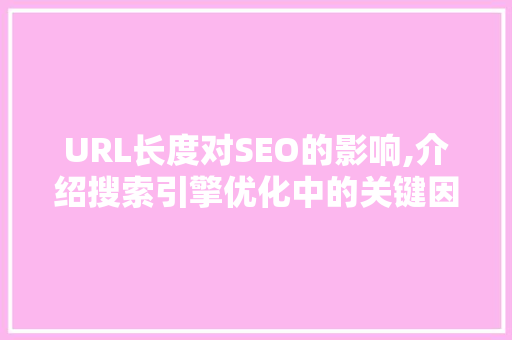 URL长度对SEO的影响,介绍搜索引擎优化中的关键因素