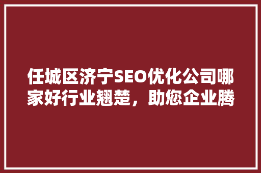 任城区济宁SEO优化公司哪家好行业翘楚，助您企业腾飞