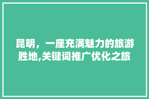 昆明，一座充满魅力的旅游胜地,关键词推广优化之旅_昆明关键词推广优化